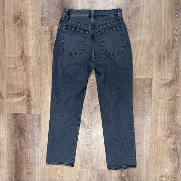 Abercrombie & Fitch Ankle Straight Ultra High Rise Gray Black Women’s 26 Regular - Picture 6 of 11